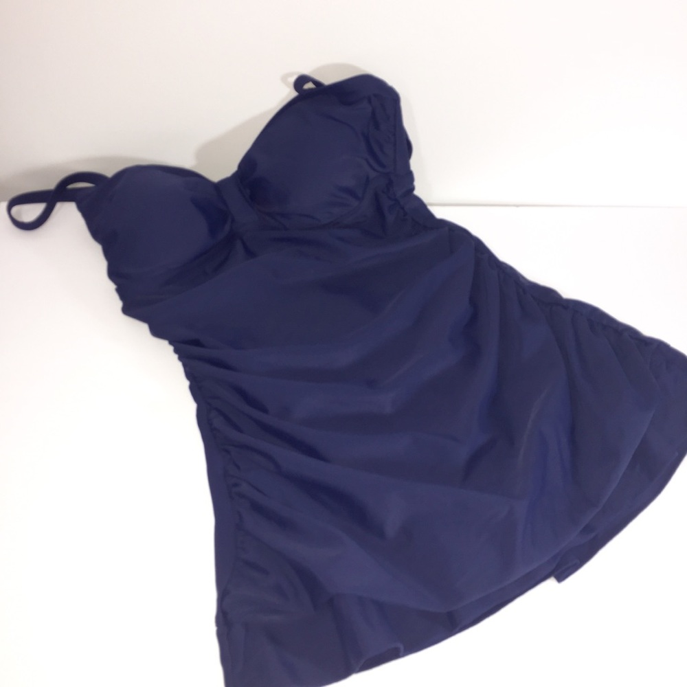 ACT navy blue swim dress